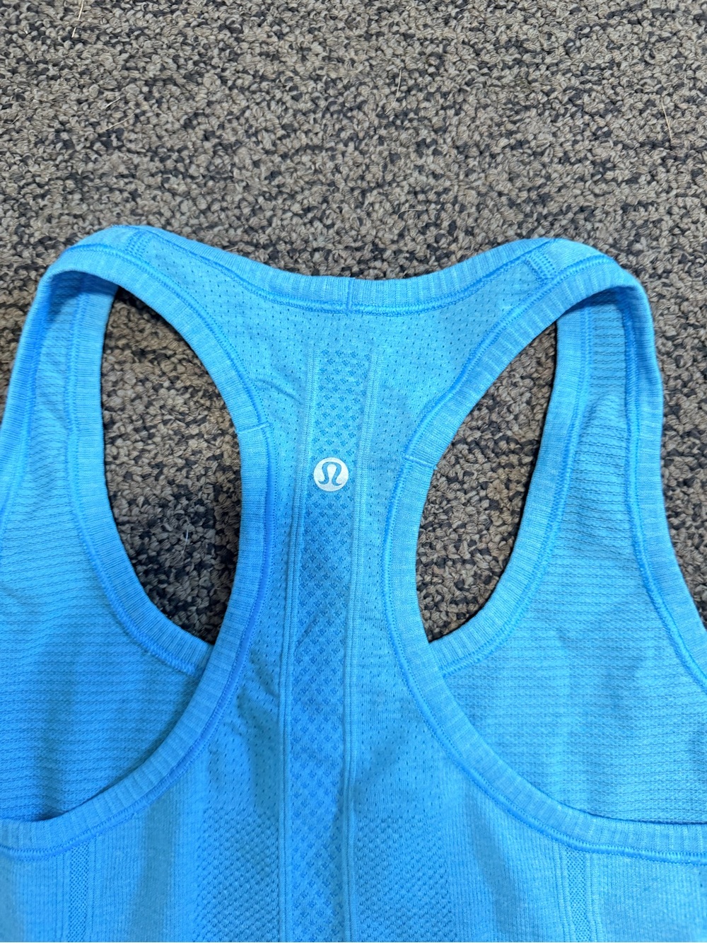 lululemon athletica Light Blue Racerback Tank Top - Picture 3 of 3